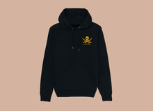 Carica l'immagine nel visualizzatore di Gallery, Felpa "CAPTAIN" Black/Yellow