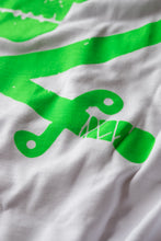 Carica l'immagine nel visualizzatore di Gallery, T-shirt "CAPTAIN" White/Green