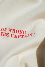 Carica l'immagine nel visualizzatore di Gallery, T-shirt "CAPTAIN" Natural/Red
