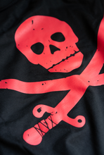 Carica l'immagine nel visualizzatore di Gallery, T-shirt "CAPTAIN" Black/Red